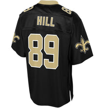 Load image into Gallery viewer, Men' NFL Pro Line Josh Hill Black New Orleans Saints Big &amp; Tall Player Jersey