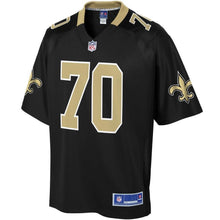 Load image into Gallery viewer, Men' NFL Pro Line Mitchell Loewen Black New Orleans Saints Big &amp; Tall Player Jersey