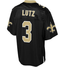 Load image into Gallery viewer, Men' NFL Pro Line Wil Lutz Black New Orleans Saints Big &amp; Tall Player Jersey