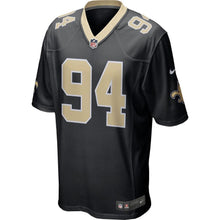 Load image into Gallery viewer, Men' Nike Cameron Jordan Black New Orleans Saints Game Jersey