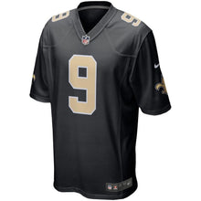 Load image into Gallery viewer, Men' Nike Drew Brees Black New Orleans Saints Event Game Jersey