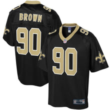 Load image into Gallery viewer, Men' NFL Pro Line Malcolm Brown Black New Orleans Saints Big &amp; Tall Player Jersey
