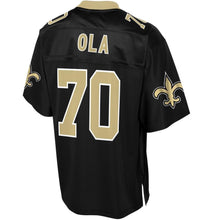 Load image into Gallery viewer, Men' NFL Pro Line Michael Ola Black New Orleans Saints Big &amp; Tall Team Player Jersey