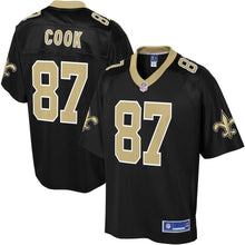 Load image into Gallery viewer, Men' NFL Pro Line Jared Cook Black New Orleans Saints Player Jersey