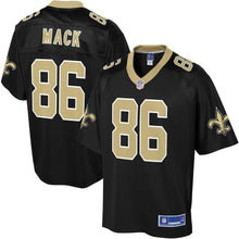 Load image into Gallery viewer, Men' NFL Pro Line Alize Mack Black New Orleans Saints Player Jersey