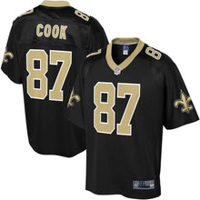 Load image into Gallery viewer, Men' NFL Pro Line Jared Cook Black New Orleans Saints Big &amp; Tall Player Jersey