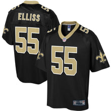 Load image into Gallery viewer, Men' NFL Pro Line Kaden Elliss Black New Orleans Saints Big &amp; Tall Player Jersey