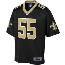 Load image into Gallery viewer, Men' NFL Pro Line Kaden Elliss Black New Orleans Saints Big &amp; Tall Player Jersey