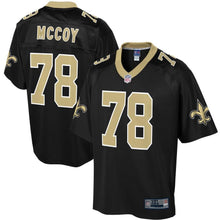 Load image into Gallery viewer, Men' NFL Pro Line Erik Mccoy Black New Orleans Saints Big &amp; Tall Player Jersey