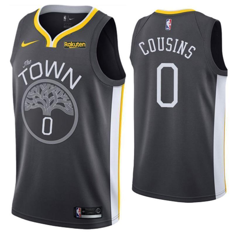 0 - DeMarcus Cousins Golden State Warriors Swingman Jersey - Grey