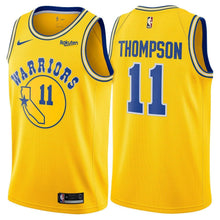 Load image into Gallery viewer, 11 - Klay Thompson Golden State Warriors Swingman Hardwood Classic Jersey - Gold