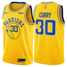 Load image into Gallery viewer, 30 - Stephen Curry Golden State Warriors Swingman Hardwood Classic Jersey - Gold