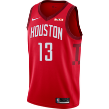 Load image into Gallery viewer, 13 - James Harden Men's Houston Rockets Earned Edition Swingman Jersey - Red
