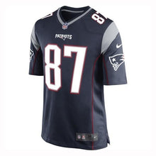 Load image into Gallery viewer, Youth Nike Rob Gronkowski Game Jersey-Navy