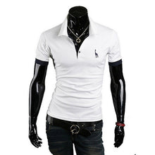 Load image into Gallery viewer, Litthing Casual Mens Polo Shirt 2019 Summer Short Sleeve Turn-down Collar Slim Tops Casual Breathable Solid Color Business Shirt