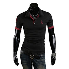 Load image into Gallery viewer, Litthing Casual Mens Polo Shirt 2019 Summer Short Sleeve Turn-down Collar Slim Tops Casual Breathable Solid Color Business Shirt