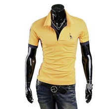 Load image into Gallery viewer, Litthing Casual Mens Polo Shirt 2019 Summer Short Sleeve Turn-down Collar Slim Tops Casual Breathable Solid Color Business Shirt