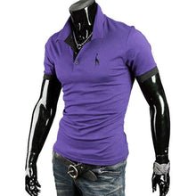 Load image into Gallery viewer, Litthing Casual Mens Polo Shirt 2019 Summer Short Sleeve Turn-down Collar Slim Tops Casual Breathable Solid Color Business Shirt