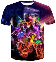 Load image into Gallery viewer, Avengers Endgame 3D print t-shirts