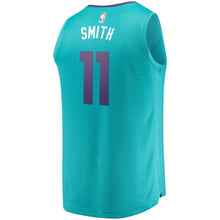 Load image into Gallery viewer, 11 - Men's Fanatics Branded Zach Smith Teal Charlotte Hornets Fast Break Replica Jersey – Icon Edition  - Aqua