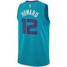 Load image into Gallery viewer, 12 - Men's Jordan Brand Dwight Howard Teal Charlotte Hornets Swingman Jersey - Icon Edition  - Aqua