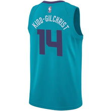 Load image into Gallery viewer, 14 - Men's Jordan Brand Michael Kidd-Gilchrist Teal Charlotte Hornets Swingman Sponsor Patch Jersey – Icon Edition - Aqua