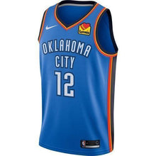 Load image into Gallery viewer, 12 - Oklahoma City Thunder Nike Youth Adams Icon Swingman Jersey - Blue