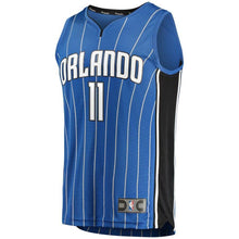 Load image into Gallery viewer, 11 - Men's Fanatics Branded Amile Jefferson Blue Orlando Magic Fast Break Replica Jersey – Icon Edition - Blue