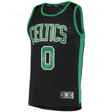 Load image into Gallery viewer, 0 - Men's Fanatics Branded Jayson Tatum Black Boston Celtics Fast Break Replica Jersey - Statement Edition - Black