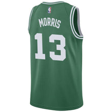 Load image into Gallery viewer, 13  - Men's Nike Marcus Morris Green Boston Celtics Swingman Sponsor Patch Jersey - Icon Edition - Green