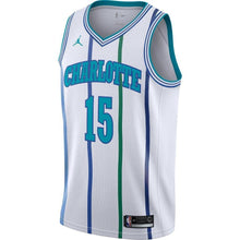 Load image into Gallery viewer, 15 - Men's Jordan Brand Kemba Walker White Charlotte Hornets Hardwood Classics Swingman Jersey  - White