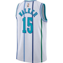 Load image into Gallery viewer, 15 - Men's Jordan Brand Kemba Walker White Charlotte Hornets Hardwood Classics Swingman Jersey  - White