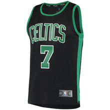 Load image into Gallery viewer, 7 - Men's Fanatics Branded Jaylen Brown Black Boston Celtics Fast Break Replica Jersey - Statement Edition - Black