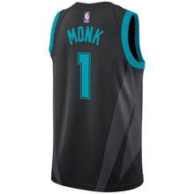 Load image into Gallery viewer, 1 - Men's Jordan Brand Malik Monk Black Charlotte Hornets City Edition Swingman Jersey - Black