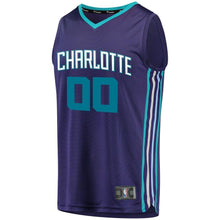 Load image into Gallery viewer, 00 - Men's Fanatics Branded Purple Charlotte Hornets Fast Break Custom Replica Jersey - Statement Edition - Purple