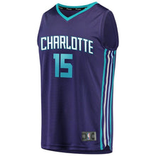 Load image into Gallery viewer, 15 - Men's Fanatics Branded Kemba Walker Purple Charlotte Hornets Fast Break Replica Jersey - Statement Edition - Purple