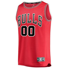 Load image into Gallery viewer, 00 - Men's Fanatics Branded Red Chicago Bulls Fast Break Custom Replica Jersey - Icon Edition - Red