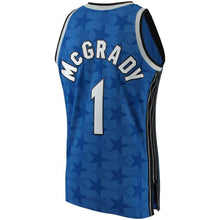 Load image into Gallery viewer, 1 - Men's Mitchell &amp; Ness Tracy McGrady Blue Orlando Magic 2001-02 Hardwood Classics Swingman Jersey - Blue