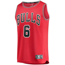 Load image into Gallery viewer, 6 - Youth Fanatics Branded Cristiano Felicio Red Chicago Bulls Fast Break Player Jersey - Icon Edition - Red