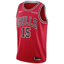 Load image into Gallery viewer, 15 - Men's Nike Chandler Hutchison Red Chicago Bulls Swingman Sponsor Patch Jersey – Icon Edition - Red