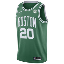 Load image into Gallery viewer, 20 - Men's Nike Gordon Hayward Green Boston Celtics Swingman Sponsor Patch Jersey - Icon Edition - Green