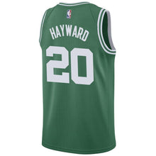 Load image into Gallery viewer, 20 - Men's Nike Gordon Hayward Green Boston Celtics Swingman Sponsor Patch Jersey - Icon Edition - Green