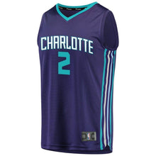 Load image into Gallery viewer, 2 - Men's Fanatics Branded Marvin Williams Purple Charlotte Hornets Fast Break Replica Player Jersey - Statement Edition - Purple