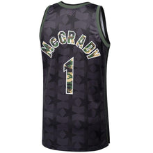 Load image into Gallery viewer, 1 - Men's Mitchell &amp; Ness Tracy McGrady Black Orlando Magic Straight Fire Camo Swingman Jersey  - Black