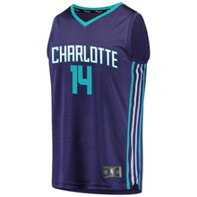 Load image into Gallery viewer, 14 - Men's Fanatics Branded Michael Kidd-Gilchrist Purple Charlotte Hornets Fast Break Replica Player Jersey - Statement Edition - Purple