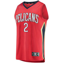 Load image into Gallery viewer, 2 - Men's Fanatics Branded Ian Clark Red New Orleans Pelicans Fast Break Replica Player Jersey - Statement Edition - Red