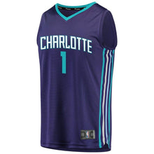 Load image into Gallery viewer, 1 - Men's Fanatics Branded Malik Monk Purple Charlotte Hornets Fast Break Replica Player Jersey - Statement Edition - Purple