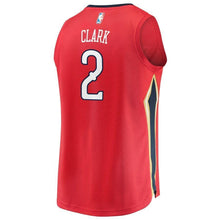 Load image into Gallery viewer, 2 - Men's Fanatics Branded Ian Clark Red New Orleans Pelicans Fast Break Replica Player Jersey - Statement Edition - Red