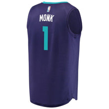 Load image into Gallery viewer, 1 - Men's Fanatics Branded Malik Monk Purple Charlotte Hornets Fast Break Replica Player Jersey - Statement Edition - Purple
