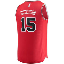 Load image into Gallery viewer, 15 - Youth Fanatics Branded Chandler Hutchison Red Chicago Bulls 2018 NBA Draft First Round Pick Fast Break Replica Jersey – Icon Edition - Red